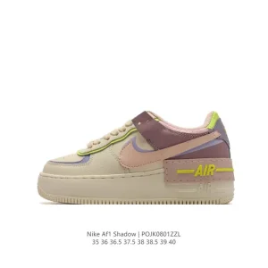 Nike Air Force 1 Shadow Low Top Chunky Platform Sneakers for Women