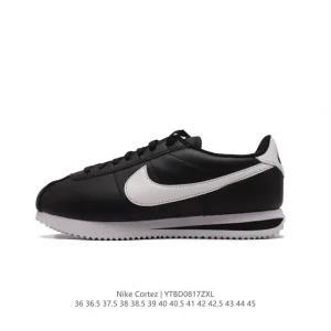 Nike Classic Cortez Leather Retro Running Shoes for Men and Women