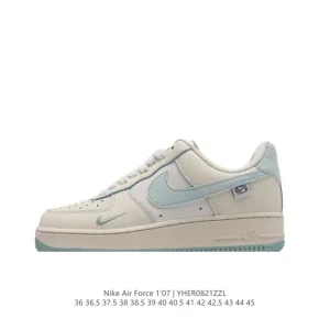 Nike Air Force 1 '07 Low Classic White Leather Casual Sneakers