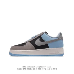 Nike Air Force 1 '07 Low Sneakers with Air Cushioning and Elevated Sole