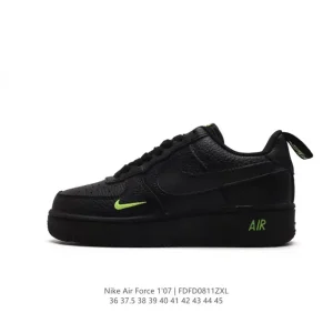 Nike Air Force 1 '07 Low Fv7020-001 Classic White Leather Sneakers