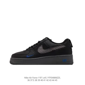 Nike Air Force 1 '07 Low Hj9094 White Leather Casual Sneakers