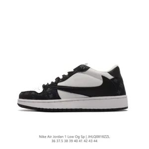 Jordan Air 1 Low OG SP Military Blue Reverse Swoosh Travis Scott Collaboration