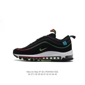 Nike Air Max 97 SE Bullet Head Running Shoes with Full-Length Air Cushion