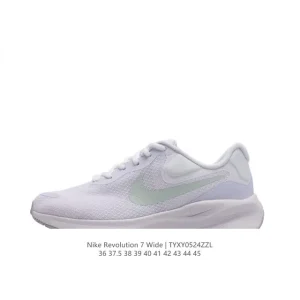 Nike Revolution 7 Wide Road Running Shoes with Cushioned Sole
