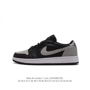 Jordan Air Low AJ1 Retro Court Vintage Leather Basketball Shoes