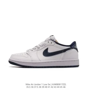 Jordan Air AJ1 Low Retro CZ0790 Vintage Leather Sneakers
