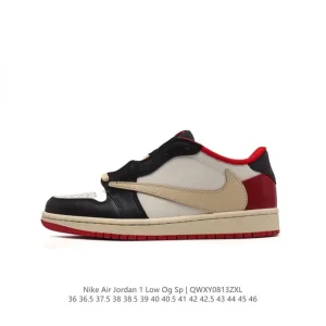 Jordan Military Blue Low Reverse Swoosh AJ1 Retro Basketball Shoes