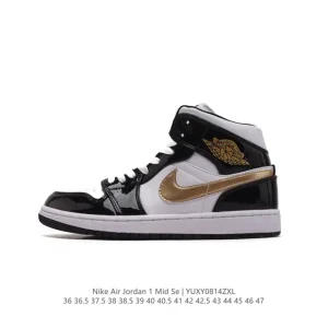 Air Jordan 1 Mid Men's Women's Basketball Shoes Premium Leather Sneakers