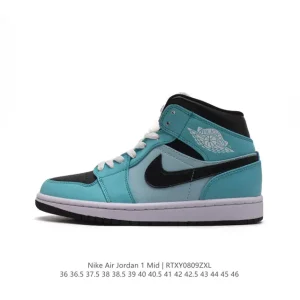 Nike Air Jordan 1 Mid Men's Women's Basketball Shoes Retro High Top Sneakers