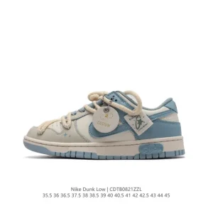 Nike Dunk Low Retro Court Basketball Skateboarding Shoes with Dual Laces