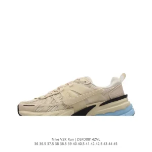Nike V2K Run Retro Running Shoes with Chunky Sole and Metallic Accents