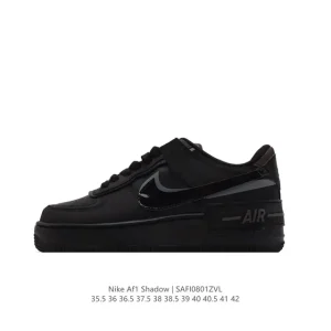 Nike Air Force 1 Shadow Low Top Sneakers with Deconstructed Design