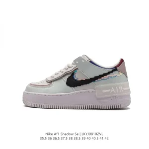 Nike Air Force 1 Shadow Macaron Low Platform Sneakers CV8480