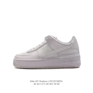 Nike Air Force 1 Shadow DH1965 White Chunky Platform Women's Sneakers
