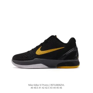Nike Kobe 6 Protro Vi Men's Basketball Shoes Black Snake Skin