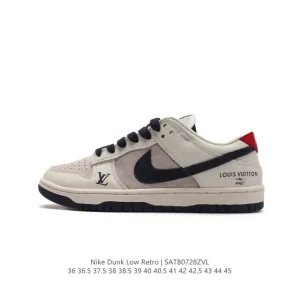 Nike Dunk Low Retro Louis Vuitton Collaboration Classic Basketball Skateboarding Shoes