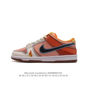 Nike Dunk Low Retro Vintage Leather Skateboard Shoes