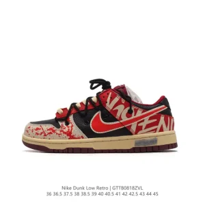 Nike SB Dunk Low Pro Vintage Leather Skate Shoes for Men and Women