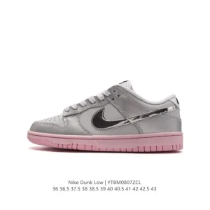 Nike SB Dunk Low Pro Hm3698-006 Vintage Leather Skate Shoes for Men and Women