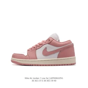 Jordan Air 1 Low Retro Vintage Leather Basketball Shoes