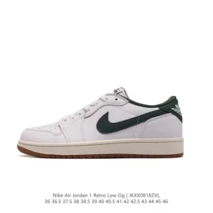 Jordan Air 1 Low Retro Vintage Leather Basketball Shoes
