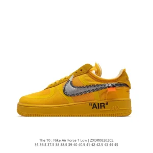 Off-White x Nike Air Force 1 Low '07 LV8 'The Ten' White Black