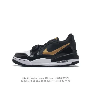 Jordan Legacy 312 Low Men's Basketball Shoes with Premium Leather and Air Cushioning