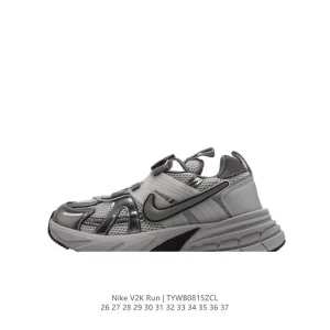 Nike V2K Run Kids Running Shoes - Retro Style with Cushioning