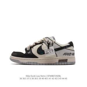 Nike Dunk Low Retro Vintage Basketball and Skateboarding Shoes