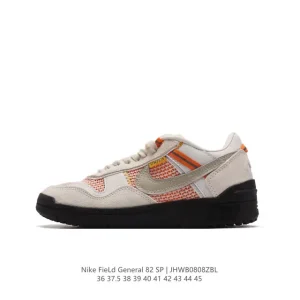 Nike Union Field General Retro Court Shoe in Beige Brown Pink