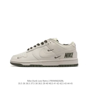 Nike Dunk Low Retro Leather Sneakers for Men and Women