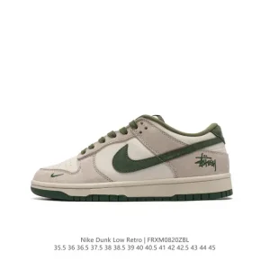 Nike Dunk Low Retro Vintage Leather Sneakers for Men and Women