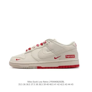 Nike Dunk Low Retro Leather Sneakers for Men and Women
