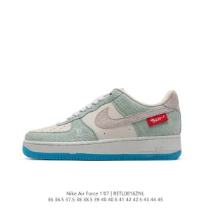 Nike Air Force 1 Low 07 White Leather Casual Sneakers for Men and Women