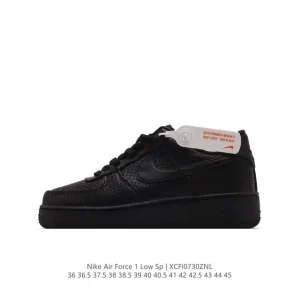 Nike Air Force 1 Low 07 White Leather Sneakers for Men and Women