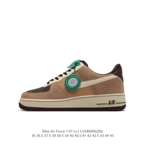 Nike Air Force 1 Low White Leather Casual Sneakers for Men and Women