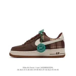 Nike Air Force 1 Low White Leather Sneakers for Men and Women