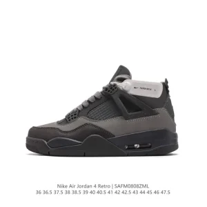 Jordan Air 4 Retro OG Black Cement Men's Basketball Shoes