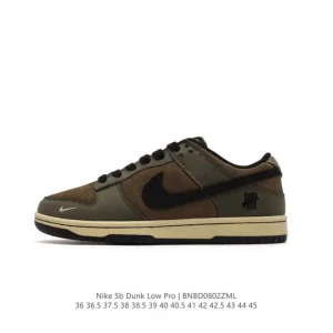 Nike SB Dunk Low Pro Vintage Leather Skate Shoes for Men and Women