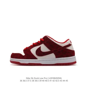 Nike SB Dunk Low Pro Vintage Leather Skate Shoes for Men and Women