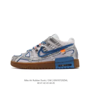 Nike Men's Off-White X NK Air Rubber Dunk OW Collaboration Asian Limited Edition Sneakers