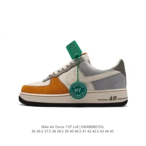 Nike Air Force 1 Low 07 Leather Casual Sneakers for Men and Women