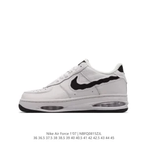 Nike Air Force 1 '07 Low Top Casual Sneakers with Cushioning