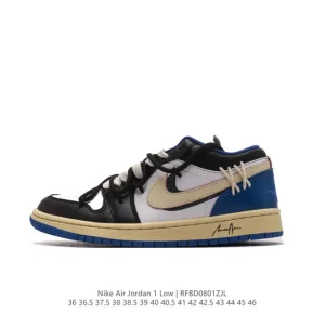 Jordan Air AJ1 Low Deconstructed Band Low Top Classic Retro Basketball Shoes