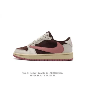 Jordan Air 1 Low OG SP Military Blue Reverse Swoosh Sneakers