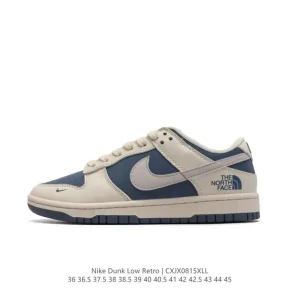 Nike Dunk Low Retro Vintage Skateboarding Shoes with Canvas Upper and Foam Midsole