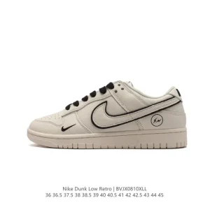 Nike SB Dunk Low Pro Vintage Leather Skate Shoes for Men and Women