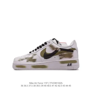 Nike Air Force 1 07 Low White Leather Sneakers for Men and Women