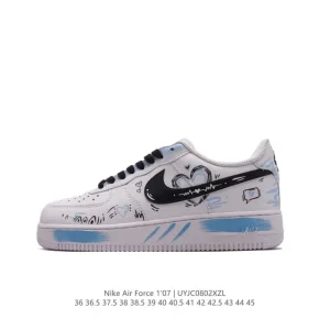 Nike Air Force 1 Low 07 Men's Women's Casual Sneakers with Air Cushion